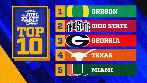 2024 college football rankings: Joel Klatt's top 10 teams after Week 10