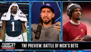 Nick is more confident in the Eagles, slightly concerned with Commanders' offense | What's Wright?